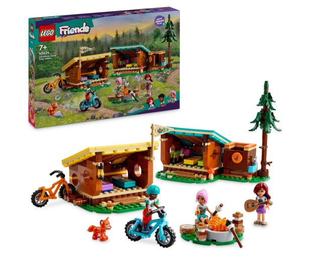 LEGO FRIENDS 42624 Przytulne domki na letnim obozie - 1248831 - zdjęcie 2
